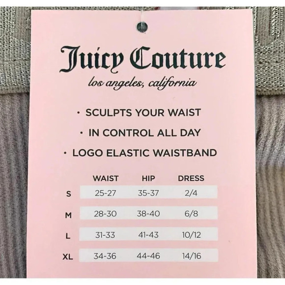 Juicy Couture Seamless Shaping Slimming Shapewear 3 Piece Shorts Set Small 4/6 - Picture 6 of 6
